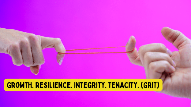 Growth. Resilience. Integrity. Tenacity. (GRIT)